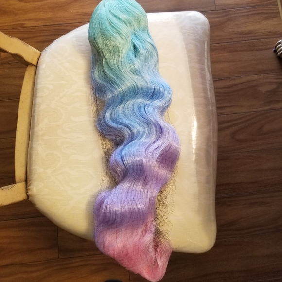 Rainbow Beauty Wavy Lace Front Wig